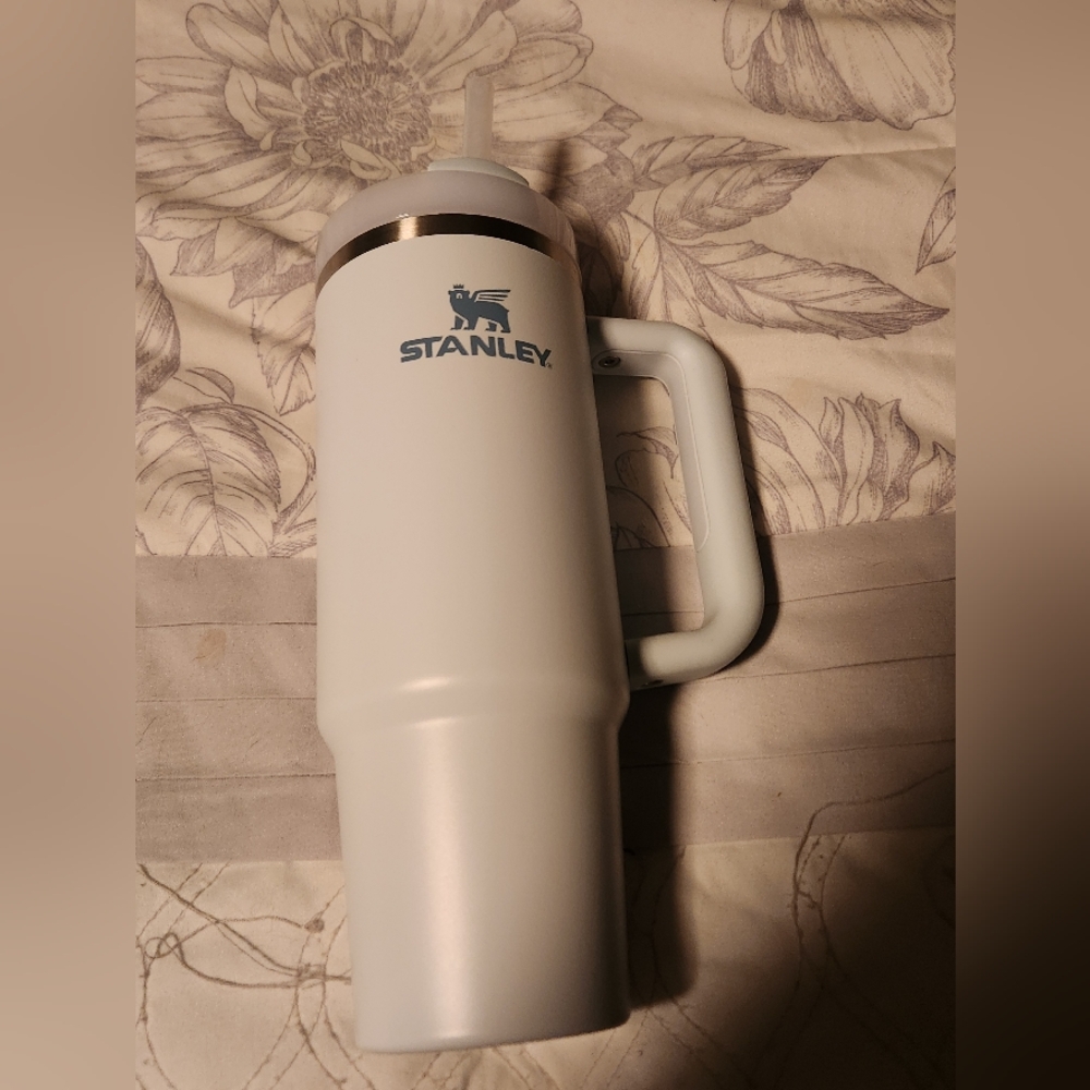 Stanley Classic White Thermos with Handle